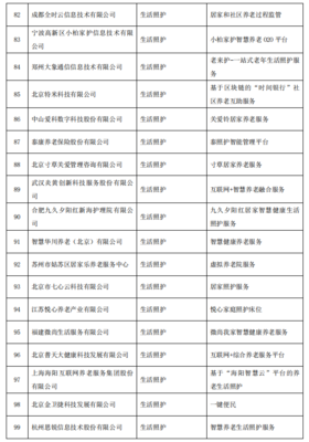 智慧健康养老产品及服务推广目录（2020年版）推动养老服务高质量发展
